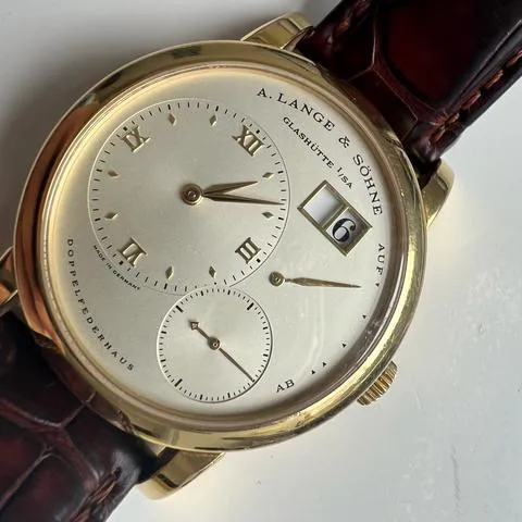 A. Lange & Söhne Lange 1 101.021 38.5mm Yellow gold Silver 9