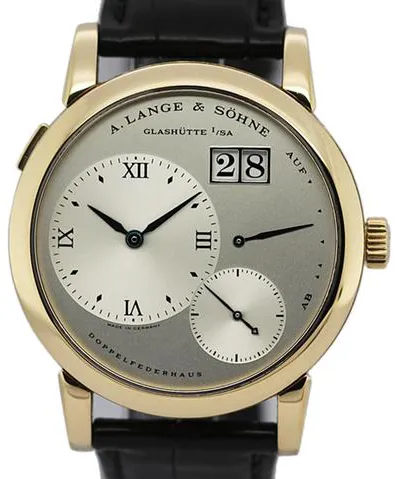 A. Lange & Söhne Lange 1 101.022 38mm Yellow gold Silver