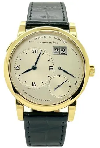 A. Lange & Söhne Lange 1 101.022 38.5mm Yellow gold Silver