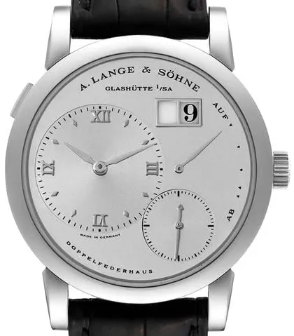 A. Lange & Söhne Lange 1 101.025 38.5mm Platinum Silver