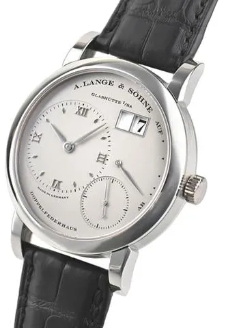 A. Lange & Söhne Lange 1 101.025 38.5mm Platinum Silver