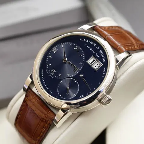 A. Lange & Söhne Lange 1 101.027 38.5mm White gold Blue