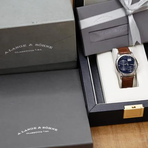 A. Lange & Söhne Lange 1 101.027 38.5mm White gold Blue 9