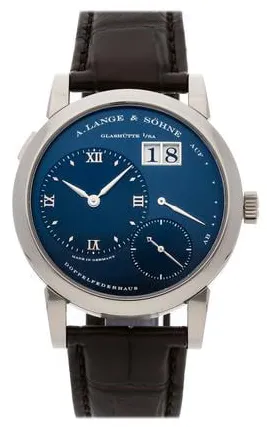 A. Lange & Söhne Lange 1 101.027 38mm White gold Blue