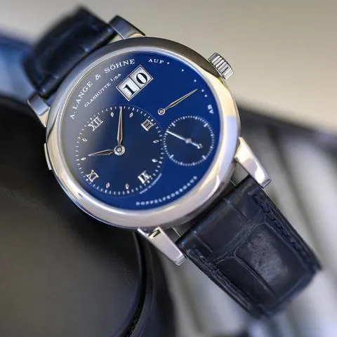 A. Lange & Söhne Lange 1 101.027 38.5mm White gold Blue