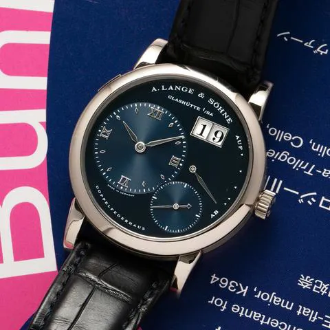 A. Lange & Söhne Lange 1 101.027 38.5mm White gold Blue