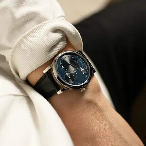 A. Lange & Söhne Lange 1 101.027 38.5mm White gold Blue 8