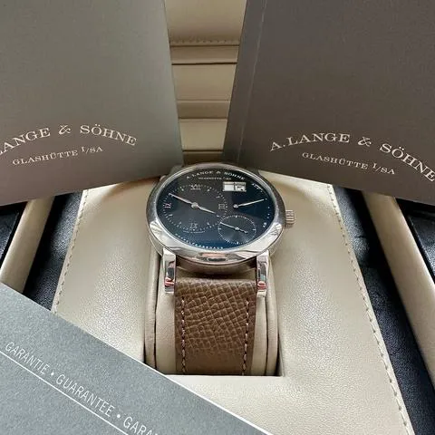 A. Lange & Söhne Lange 1 101.027 38.5mm White gold Blue 8