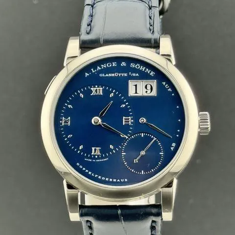 A. Lange & Söhne Lange 1 101.027 38.5mm White gold Blue