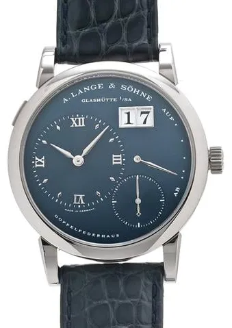 A. Lange & Söhne Lange 1 101.027 38.5mm White gold Blue