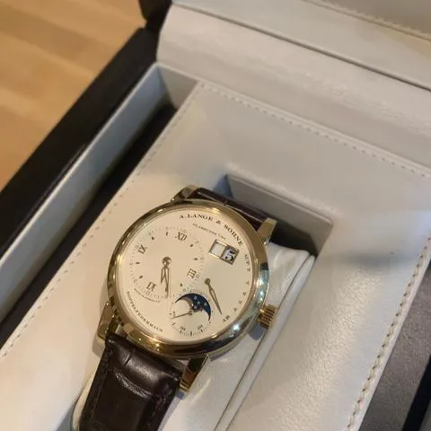 A. Lange & Söhne Lange 1 109.021 38.5mm Yellow gold Silver 9