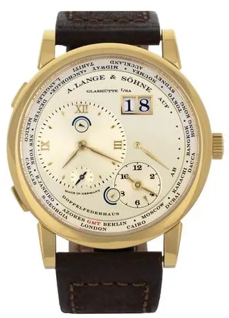 A. Lange & Söhne Lange 1 116.021 42mm Yellow gold Silver