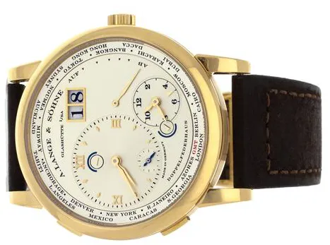 A. Lange & Söhne Lange 1 116.021 42mm Yellow gold Silver 1