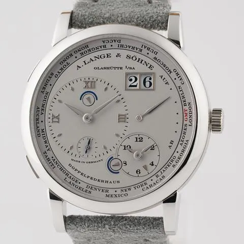 A. Lange & Söhne Lange 1 116.025 42mm Platinum Silver