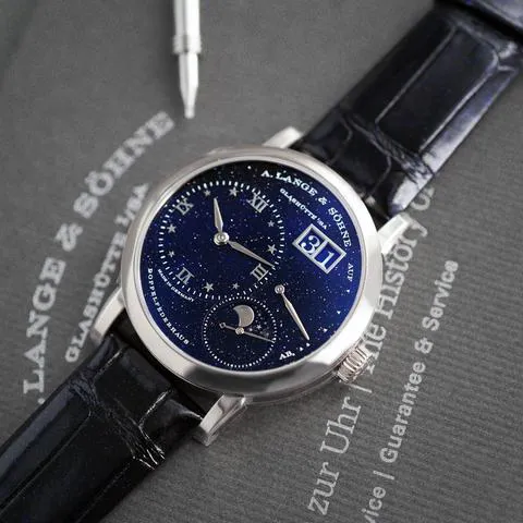 A. Lange & Söhne Lange 1 182.086 37mm White gold Blue