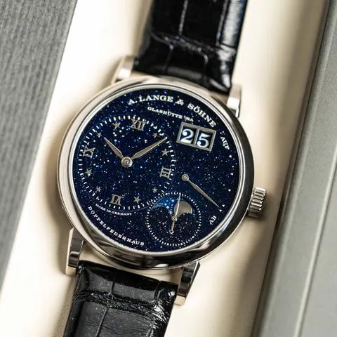 A. Lange & Söhne Lange 1 182.086 37mm White gold Blue 1