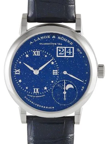 A. Lange & Söhne Lange 1 182.086 37mm White gold Blue