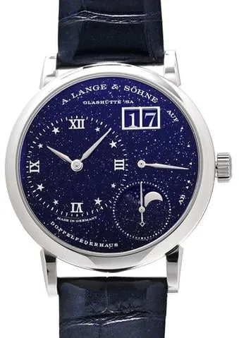 A. Lange & Söhne Lange 1 182.086 37mm White gold Blue