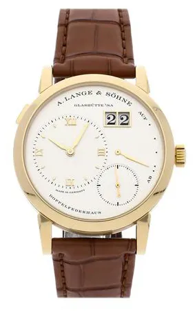 A. Lange & Söhne Lange 1 191.021 38mm Yellow gold Champagne