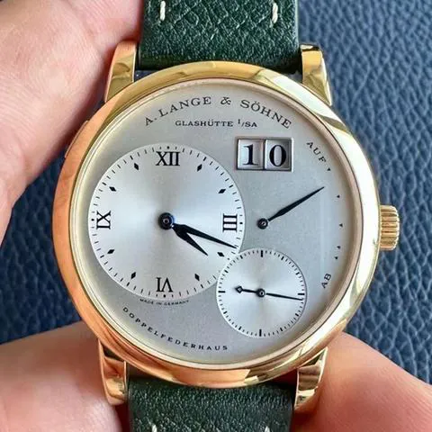 A. Lange & Söhne Lange 1 191.021 38.5mm Yellow gold Champagne