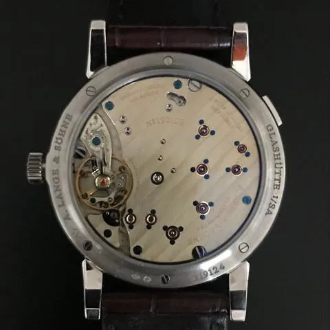 A. Lange & Söhne Lange 1 191.025 38.5mm Platinum Silver 9