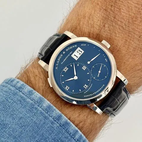 A. Lange & Söhne Lange 1 191.028 38.5mm White gold Blue