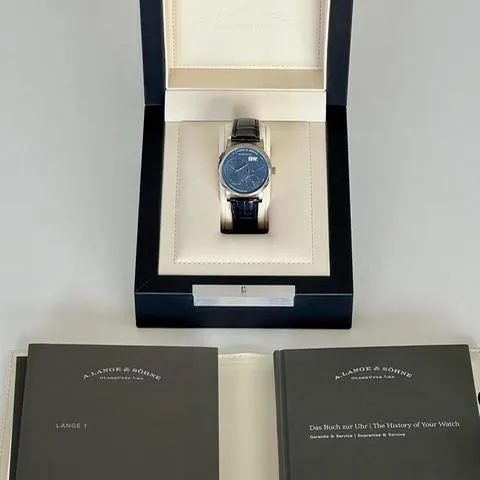 A. Lange & Söhne Lange 1 191.028 38.5mm White gold Blue 1