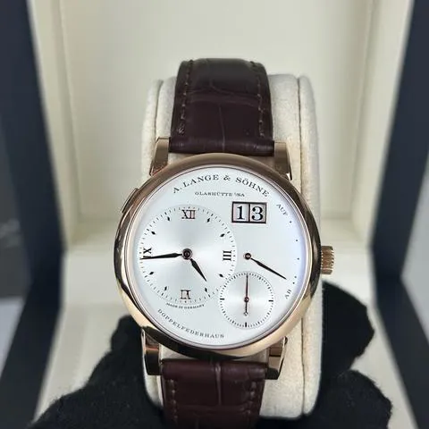 A. Lange & Söhne Lange 1 191.032 38.5mm Rose gold Silver 4