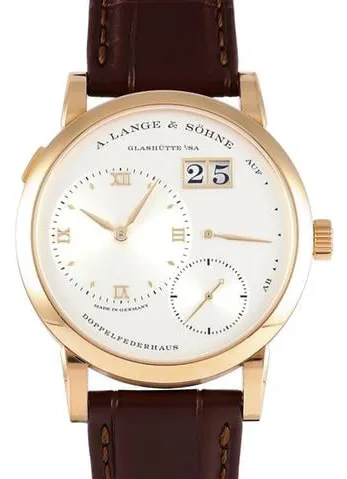 A. Lange & Söhne Lange 1 191.032 38.5mm Rose gold Silver