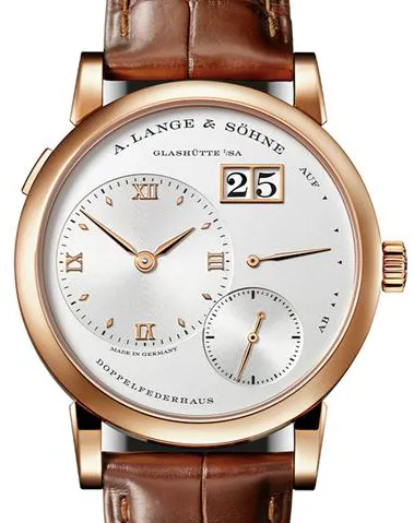 A. Lange & Söhne Lange 1 191.032 38.5mm Rose gold Silver