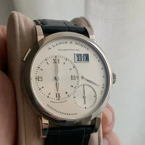 A. Lange & Söhne Lange 1 191.039 38.5mm White gold Silver