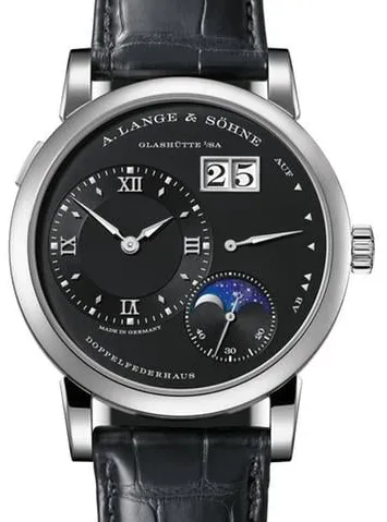 A. Lange & Söhne Lange 1 192.029 38.5mm White gold Black