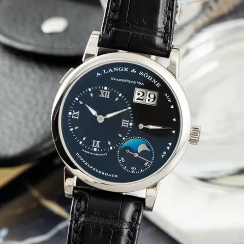 A. Lange & Söhne Lange 1 192.029 38.5mm White gold Black