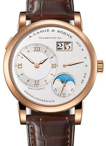 A. Lange & Söhne Lange 1 192.032 38.5mm Rose gold Silver