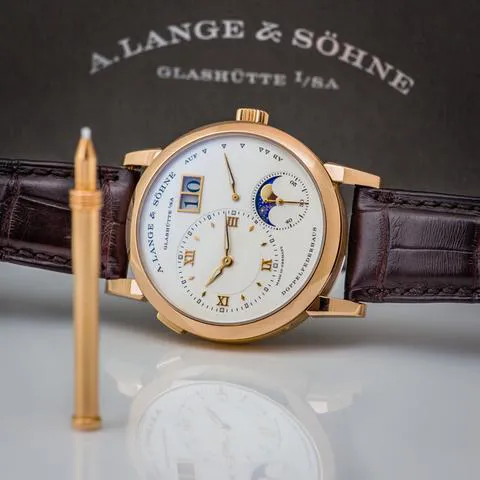 A. Lange & Söhne Lange 1 192.032 38.5mm Rose gold Silver