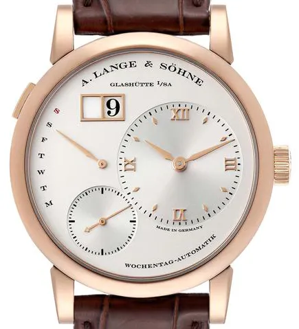 A. Lange & Söhne Lange 1 320.032 39.5mm Rose gold Silver