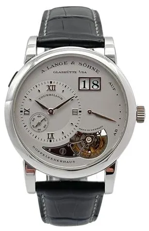 A. Lange & Söhne Lange 1 704.025 38.5mm Platinum Silver