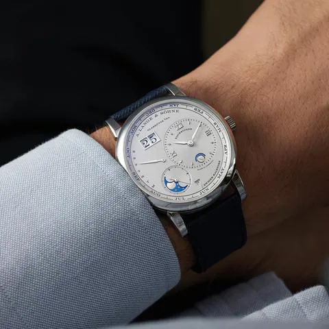 A. Lange & Söhne Lange 1 720.025F 42mm Platinum Silver 8