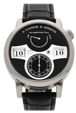 A. Lange & Söhne Lange Zeitwerk 140.029 42mm White gold Black