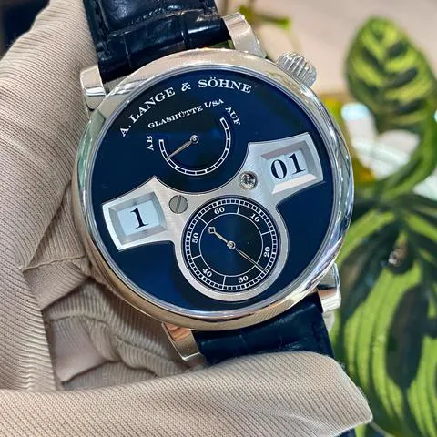 A. Lange & Söhne Lange Zeitwerk 140.029 42mm White gold Black