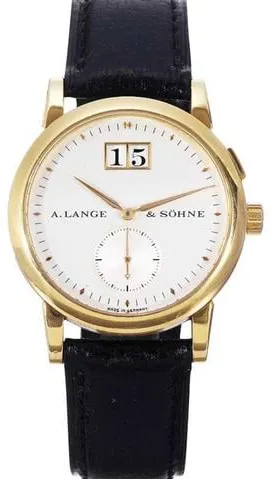 A. Lange & Söhne Langematik 105.021 34mm Yellow gold Silver