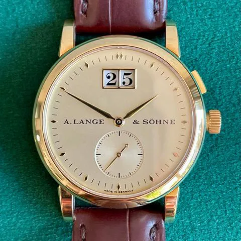 A. Lange & Söhne Langematik 105.021 34mm Yellow gold Silver