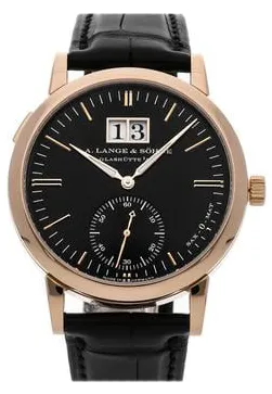 A. Lange & Söhne Langematik 308.031 37mm Rose gold Black