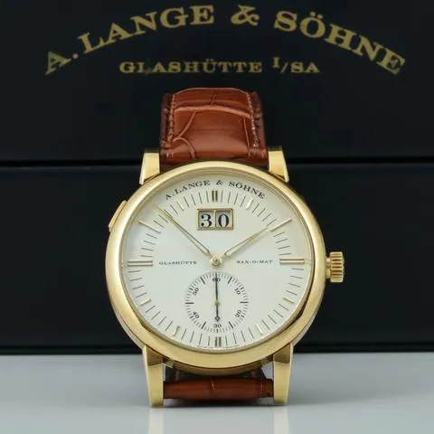 A. Lange & Söhne Langematik 309.021 40.5mm Yellow gold Champagne