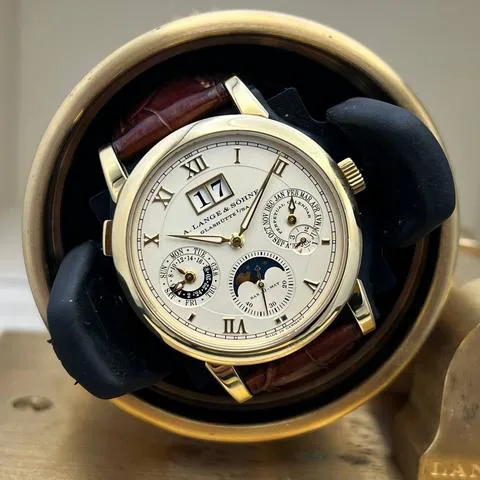 A. Lange & Söhne Langematik Perpetual 310.021 38.5mm Yellow gold Champagne