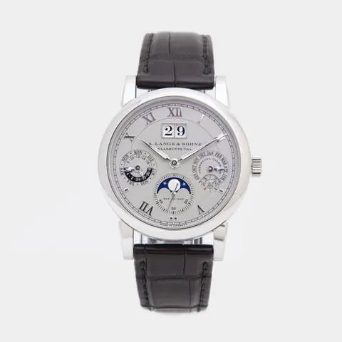 A. Lange & Söhne Langematik Perpetual 310.025 38.5mm Platinum Silver