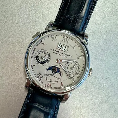 A. Lange & Söhne Langematik Perpetual 310.025 38.5mm Platinum Silver