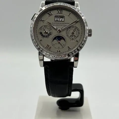 A. Lange & Söhne Langematik Perpetual 820.026E 38.5mm Platinum Silver