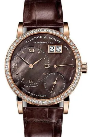 A. Lange & Söhne Little Lange 1 813.043 36mm Rose gold Black