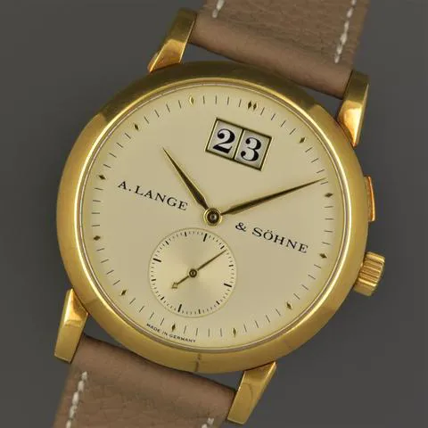 A. Lange & Söhne Saxonia 102.001 34mm Yellow gold Silver 1